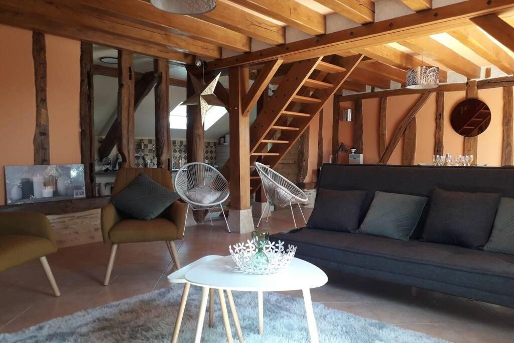 De Calme et D'eau Villa trois étoiles formule sans SPA 6 personnes wifi Ladon Extérieur photo